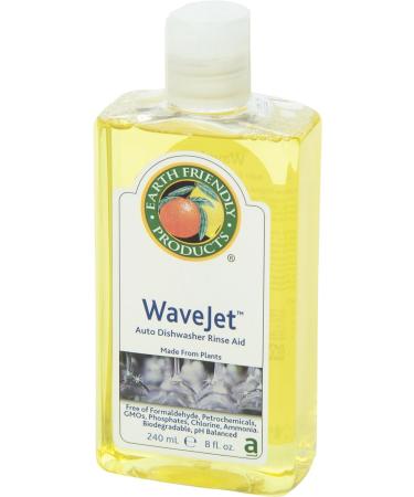 Earth Friendly Products Wave Jet Rinse Aid 8oz Bottle (Pack of 12) - Eco-Friendly Solution for Sparkling Dishes - Buy Online on GoSupps.com