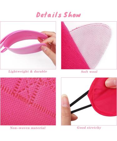 30 Pieces Spa Party Costume Set for Girls | Satin Kimono Robe, Headband, Patch, Non-woven Bag, Pedicure Slippers | Hot Pink - Buy Online on GoSupps.com