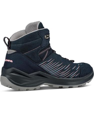 LOWA ZIRROX GTX MID JUNIOR 33 EU Navy Rose Boots | Durable Waterproof Kids Footwear for Outdoor Adventures - Buy Online on GoSupps.com