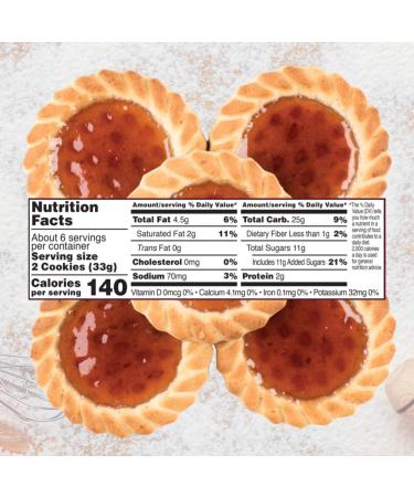 Roland Foods Raspberry Tartlette Cookies - Specialty Imported, 7.05 oz, 12 Count (Pack of 20) - Buy Online on GoSupps.com