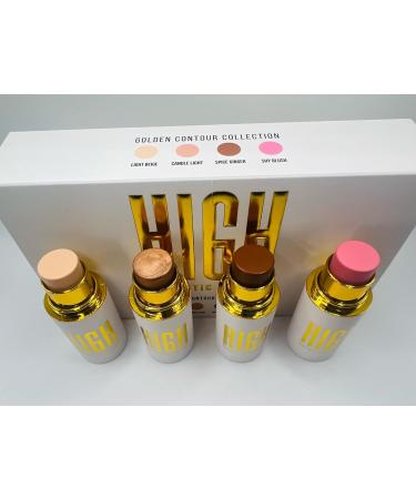 Luxury Golden Contour Collection | Radiant Gold Contour Set for Flawless Elegance - Buy Online on GoSupps.com