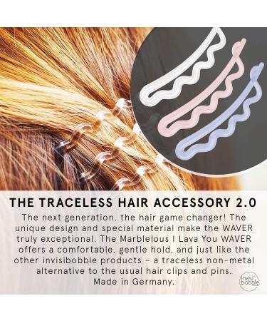 Invisibobble Waver Traceless Hair Clip - Lava You 3 Pack | Stylish & Comfortable Hair Accessories - Buy Online on GoSupps.com