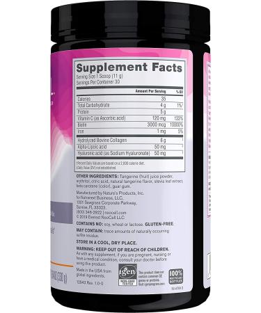 NeoCell Beauty Infusion Drink Mix - Tangerine Flavor - 11.64 oz | Boost Radiance & Hydration - Buy Online on GoSupps.com