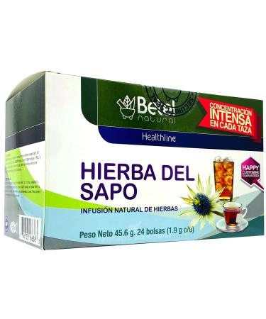 Premium Hierba del Sapo (Mexican Thistle) Tea by Betel Natural - Healthy Detox Like Grandma Used - 24 Tea Bags