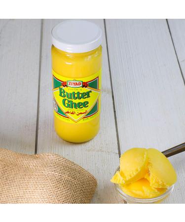 Ziyad Brand Butter Ghee 16 oz - Ideal for High Heat Cooking & Finishing Oil - Buy Online on GoSupps.com