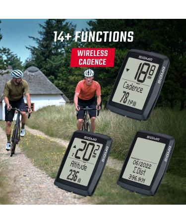 Sigma Sport BC 14.0 Bicycle Computer | Multi-Function Bike Computer for Mountain Tours | Easy-to-Use with Large Buttons & Clear Display - Buy Online on GoSupps.com