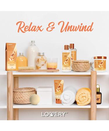Bath Gift Set - Almond Milk & Honey Spa Kit with Shower Gel, Bath Bomb, Bubble Bath, Body Scrub, Salts, Body Butter, Jojoba Oil & Handmade Oatmeal Soap - Perfect Birthday & Holiday Gift for Women & Men - Buy Online on GoSupps.com