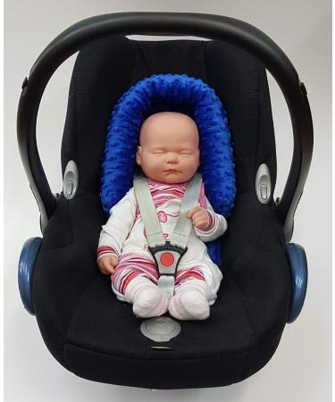 Softy Minky Newborn Insert for Baby Car Seat Size 0/0+ - Light Blue - Buy Online on GoSupps.com