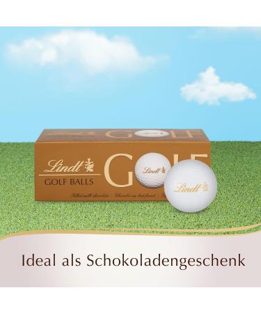 Lindt Chocolate Golf Balls - 110g | Whole Milk Chocolate & Nougat Cream | Perfect Gift for Golfers | Chocolate Praline Treat - Buy Online on GoSupps.com