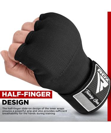 RDX Boxing Hand Wraps Inner Gloves Women Men 75cm Long - Black Large - Buy Online on GoSupps.com