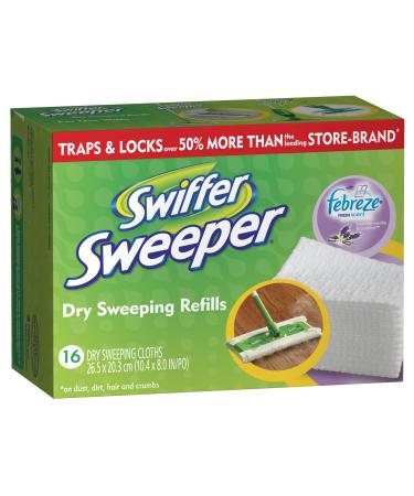 Swiffer Sweeper Dry Cloth Lavender and Vanilla Refill 16-Count