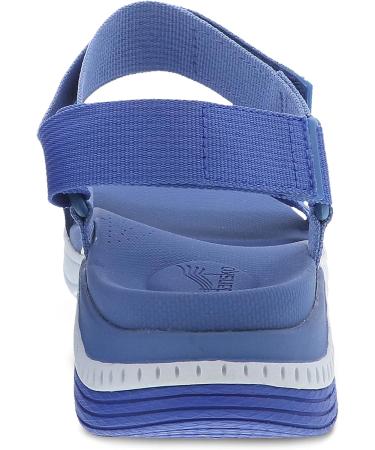 Dansko Racquel Women's Sport Sandal - Lightweight EVA Midsole - Natural Arch Support - Blue Multi - Size 7.5-8 - Buy Online on GoSupps.com