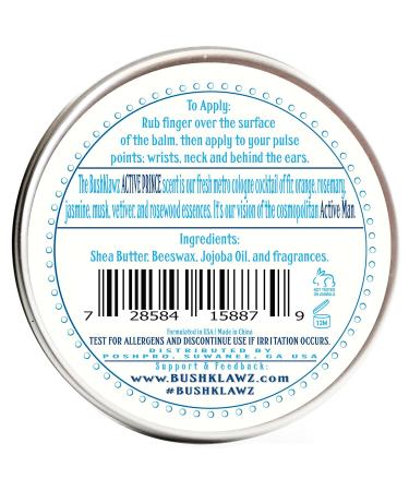 Active Prince Solid Cologne 1 oz Full Size Alcohol Free Natural Concentrated Travel Friendly Tins Men's Fragrance Manly Scents to Satisfy all Types of Viking Cannon Black Prime - Buy Online on GoSupps.com