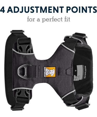 Buy Ruffwear Front Range Dog Harness XXS - Reflective Adjustable Comfortable & No Pulling - Perfect for Daily Walks - Dark Gray - Buy Online on GoSupps.com