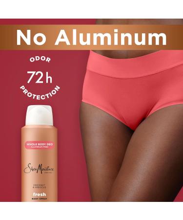 SheaMoisture Whole Deodorant Spray Coconut & Hibiscus 72h Odor Control Aluminum Free 4 oz - Buy Online on GoSupps.com