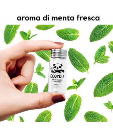 EcoYou Sustainable Dental Floss - Bamboo Activated Carbon Vegan Mint Flavor Refill Set (2x30m) | Tear-Resistant Eco-Friendly Oral Care - Buy Online on GoSupps.com
