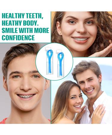 1000 Pcs Dental Floss Threaders for Braces and Implants | Multifunctional Nylon Loop Design | Pack of 20 (Blue) - Best for Oral Care - Buy Online on GoSupps.com
