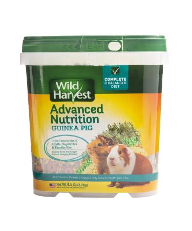 Wild Harvest Wh-83545 Wild Harvest Advanced Nutrition Diet For Guinea Pigs 4.5-Pound