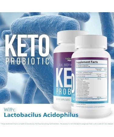 Keto Probiotic - 40 Billion Cfu - Promote Digestive Health Immune Health & Gut Health - Keto Friendly Probiotic - Full Body Keto Cleanse Aid - Reduced Bloating - Keto Probiotics for Men & Women - Buy Online on GoSupps.com