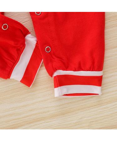 Baby Christmas Romper | Santa Claus Jumpsuit for Newborn Boy Girl 0-6 Months - Buy Online on GoSupps.com