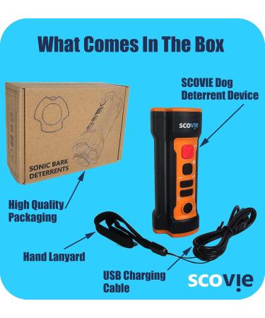SCOVIE Dog Bark Deterrent Device For Puppy Small Medium Large Dogs - Buy Online on GoSupps.com