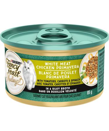 Fancy Feast Grilled Turkey in Gravy + Fancy Feast Medleys White Meat Chicken Primavera Wet Cat Food (48 Cans) Cat Food+ Cat Food White Meat Chicken - Buy Online on GoSupps.com