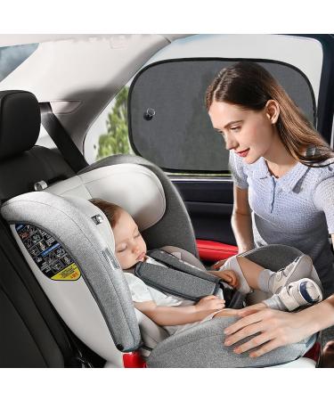 Wugu Car Baby Sun Protection - UV Shield Window Covers for Children | 2-Piece Set with 8 Suction Cups | 51 x 31 cm Sun Visor - Buy Online on GoSupps.com