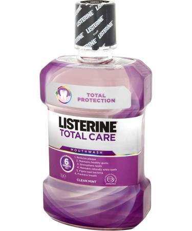 Buy Listerine Mouthwash Total Care Clean Mint 1000 Ml - Fast International Shipping - Buy Online on GoSupps.com