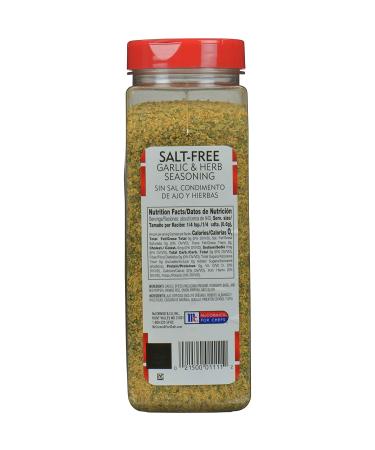 McCormick Perfect Pinch Garlic & Herb Salt Free Seasoning 19 oz - Zesty Flavor for Chicken, Pasta, Salads & More - Buy Online on GoSupps.com