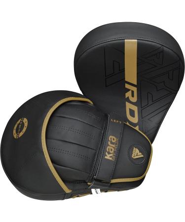 RDX Curved Focus Mitts Maya Hide Leather  Adjustable Strap  Ventilated - Buy Online on GoSupps.com