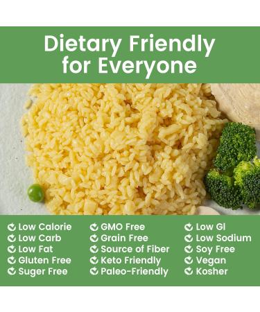 Hethstia Shirataki Oat Rice: Low Calorie, Keto-Friendly, Pre-Cooked & Ready to Eat - 9.52 oz, 6 Packs - Buy Online on GoSupps.com