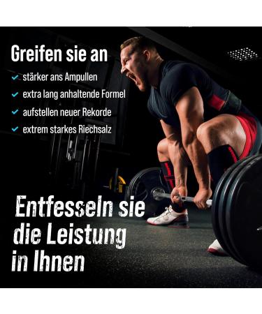 German Smelling Salt Extra Strong Ideal for Strongman - Ammonia - 40ml - Buy Online on GoSupps.com