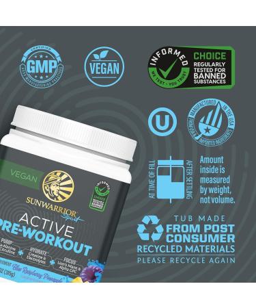 Active Preworkout Hydration Blend & Creatine Monohydrate Powder Set | Bundle & Save | Non-GMO Soy Dairy Filler & Gluten Free (60 Servings Unflavored Creatine 30 Servings Blue Raspberry Pre Workout) - Buy Online on GoSupps.com