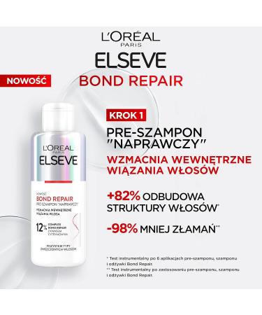 L'Oreal Paris LOr al Paris Elseve Bond Pre Reparatieshampoo 200ml - Buy Online on GoSupps.com