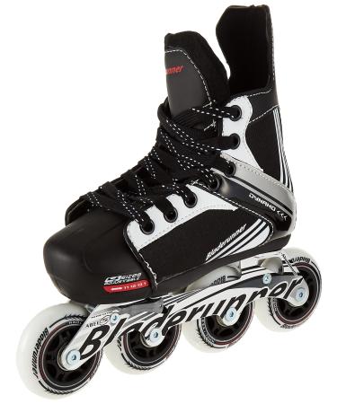 Rollerblade Bladerunner Dynamo Jr Size Adjustable Hockey Inline Skate, Black and Red, Inline Skates Black/White Size 4 - 7