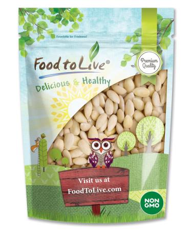 Blanched Whole Almonds, 1 Pound  Non-GMO Verified, Raw, Skinless, Unsalted, Keto, Vegan, Kosher, Bulk. High in Protein, Fiber, Vitamin E, Riboflavin. Perfect Snack. Great for Homemade Desserts. 1 Pound (Pack of 1) - Buy Online on GoSupps.com