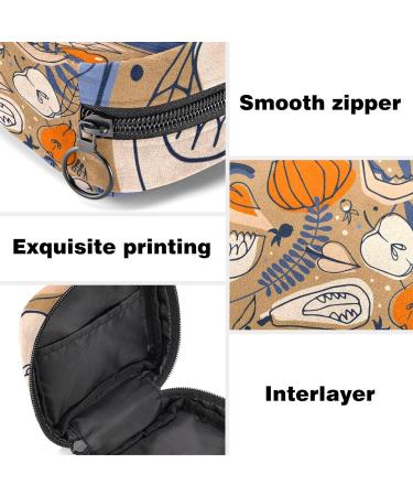 Autumn Pumpkin Menstrual Cup & Pad Storage Bag - Color 6 - Buy Online on GoSupps.com
