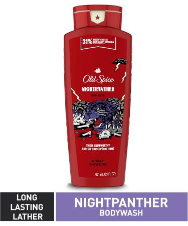Old Spice Body Wash for Men Nightpanther Long Lasting Lather 473 Milliliters - Buy Online on GoSupps.com