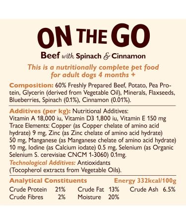 Lily's Kitchen Natural Adult Dog Treats - Beef On the Go Bars (1 Pack x 40g) - Buy Online on GoSupps.com