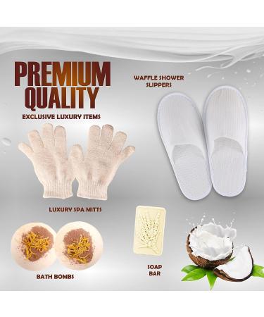 Luxury Bath Gift Set for Him & Her - Organic Spa Goodies for Men and Couples - Buy Online on GoSupps.com