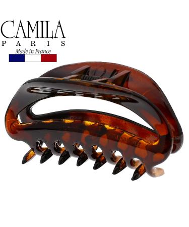Camila Paris NV23 French Hair Clip for Women - Tortoise Shell 2 Inch Clamp - Luxury Styling Accessory - Made in France - Buy Online on GoSupps.com