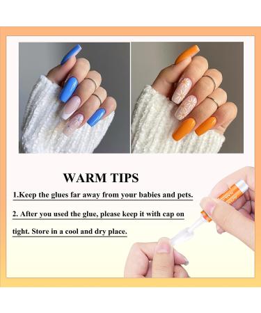 ANYINS Nail Glue 10PCS - Strong Adhesive for Press on Acrylic Nails - Buy Online on GoSupps.com