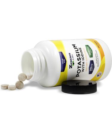 POTASSIUM GLUCONATE with IODINE KELP 99mg - Leg & Muscle Cramp Relief - Blood Pressure Support | 250 Tablets - Buy Online on GoSupps.com