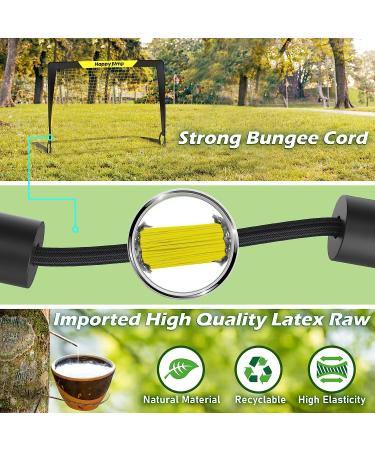 Pop Up Foldable Soccer Goal Net 3x2.2 FT - Black+Yellow | Backyard Soccer Net - Buy Online on GoSupps.com