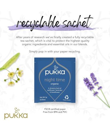 Pukka Night Time 20 Herbal Tea Bags 32g - Buy Online on GoSupps.com