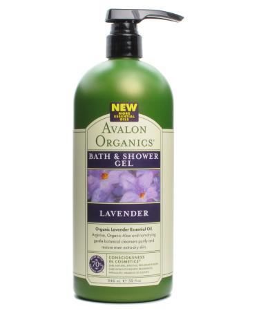 Avalon Organics Bath and Shower Gel Lavender - 32 fl oz