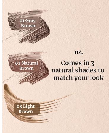 VDL Eye Fine Brow Mascara 01 Gray Brown | Precise Defined Brows | Korean Skincare | International Shipping Available - Buy Online on GoSupps.com