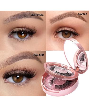 Dalarey Magnetic Lashes Dalarey Reusable Magnetic Eyelashes Dalarey Eyelashes Natural Look Magnetic Eyelashes Waterproof Self-Adhesive Magnetic Eyelashes (A) - Buy Online on GoSupps.com