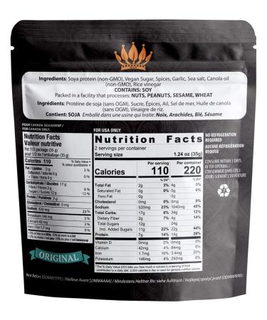 Noble Jerky Vegan Plant Based Snack Variety Pack 2.47 oz (5 Bags) - BBQ  Teriyaki  Chipotle  Original & Hickory | Non GMO - Buy Online on GoSupps.com