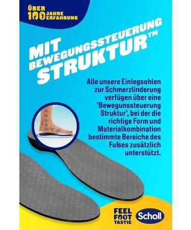 Scholl In-Balance Orthopedic Insoles for Plantar Fasciitis Relief | Immediate Pain Relief for Heels & Feet | Size 37-39.5 | International Shipping Available - Buy Online on GoSupps.com